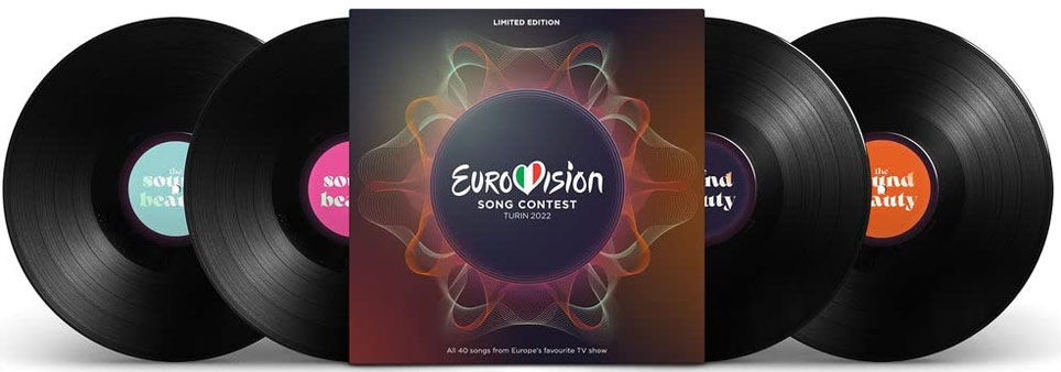Eurovision 2022 coffret vinyle LP edition limitee