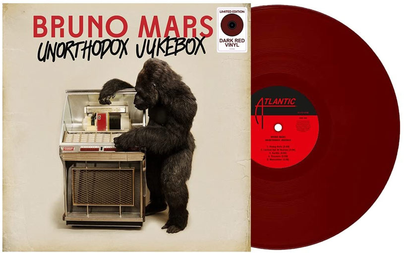 bruno mars vinyle lp Unorthodox Jukebox edition limitee colore