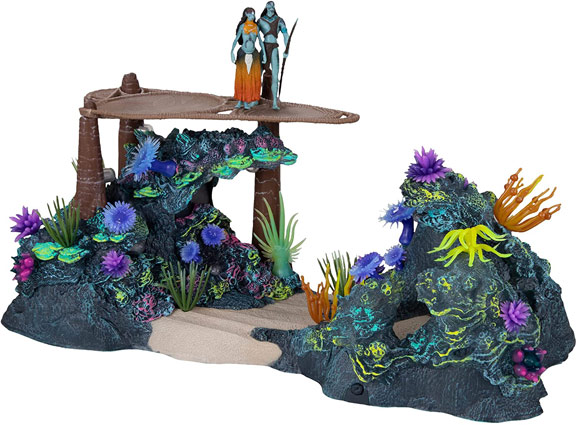 Figurine diorama pandora metkayina reef tonowari