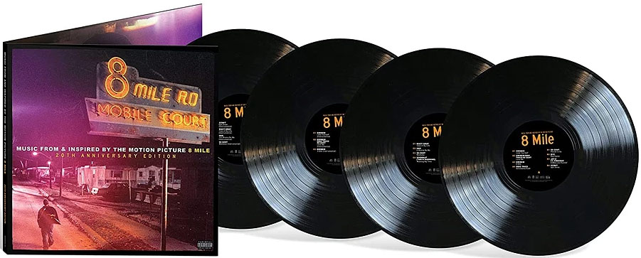 8 mile ost soundtrack eminem bande originale 4lp vinyl 20th anniversary