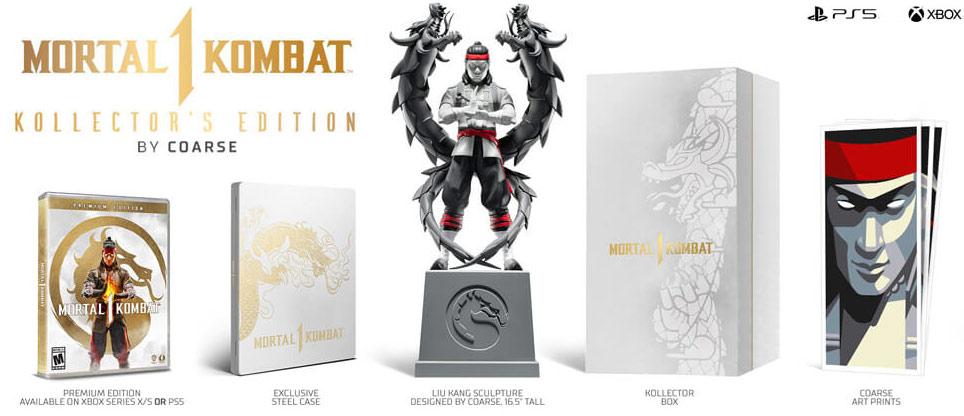 Mortal kombat 1 edition collector coffret 2023 ps5 Xbox