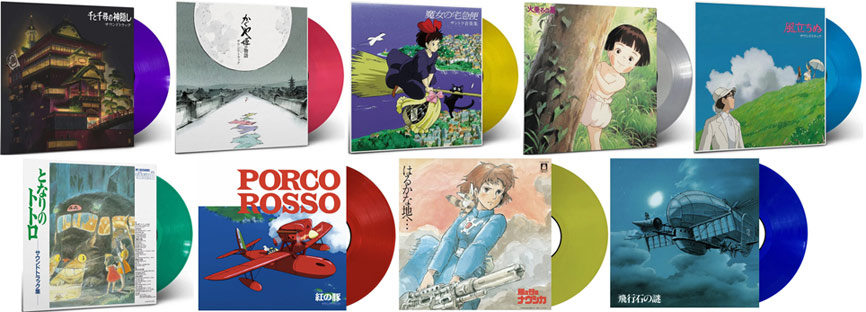 vinyl ghibli miyazaki 2023 collection colore