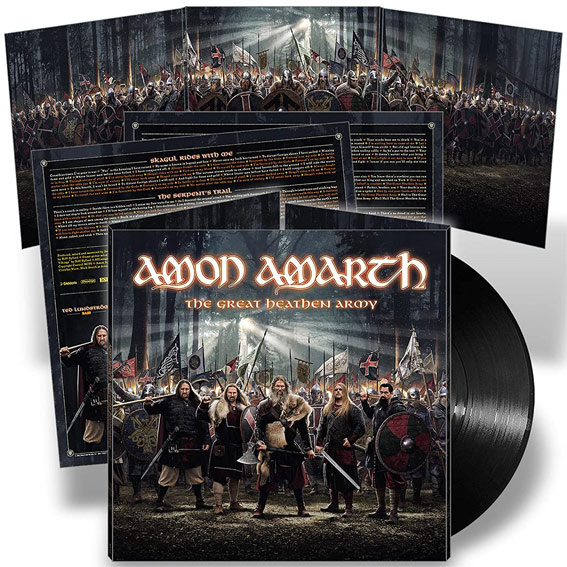 Amon Amarth nouvel album great heathen Vinyl LP 2LP edition collector limitee