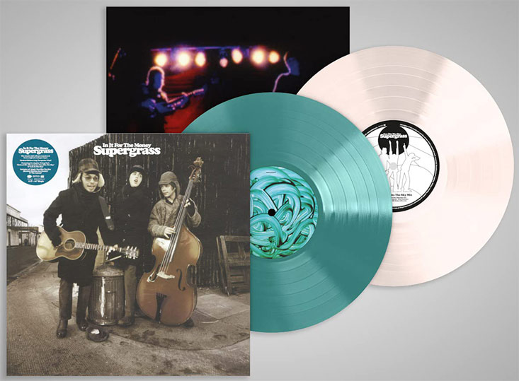 supergrass vinyl lp for the money edition deluxe color