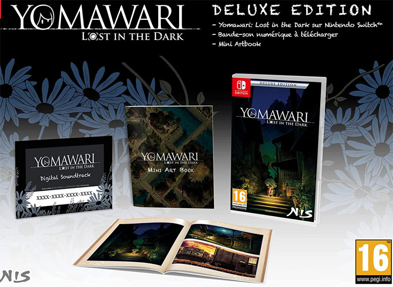 Yomawari lost in the dark edition deluxe artbook collector Nintendo Switch ps4