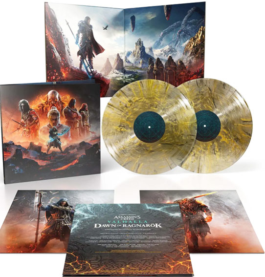 Assassins Creed Valhalla Dawn of Ragnarok ost soundtrack vinyl LP edition 2LP