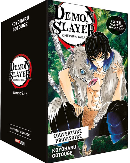 coffret integrale manga demon slayer edition collector limitee