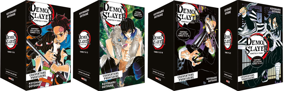 edition ollector integrale manga demon slayer 23 tomes coffret box collector