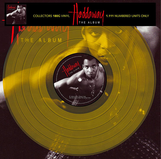 Haddaway album vinyle lp edition limitee