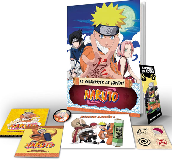 Calendrier Avent Noel Manga One Piece Naruto Spy X Family