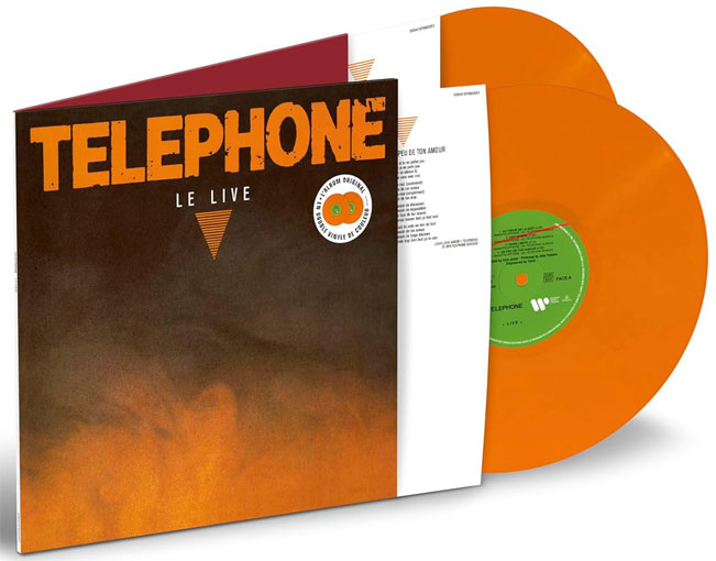 Telephone le live album double vinyle LP 2LP edition couleur collector limitee