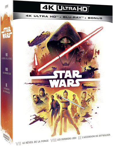Coffret star Wars Blu ray 4K Ultra HD episode 7 9