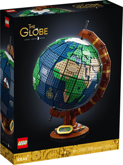 Lego globe terrestre 21332