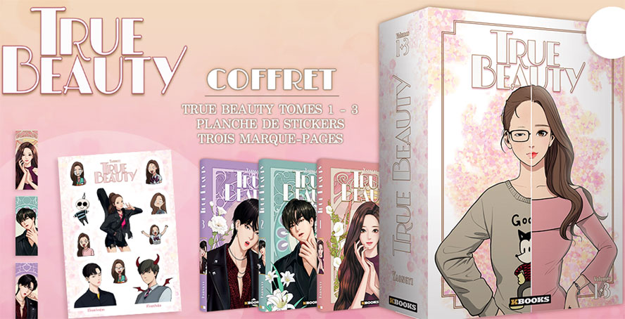 Manga true beauty coffret collector integrale 3 tome edition limitee