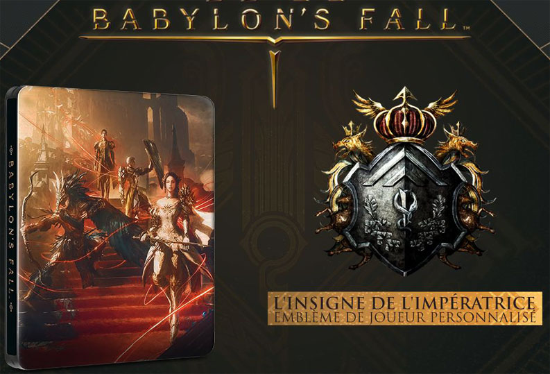 babylon fall ps5 ps4 edition collector steelbook 2022