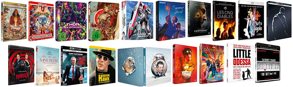 sortie janvier 2023 Bluray DVD 4k Collector uhd films serie et anime