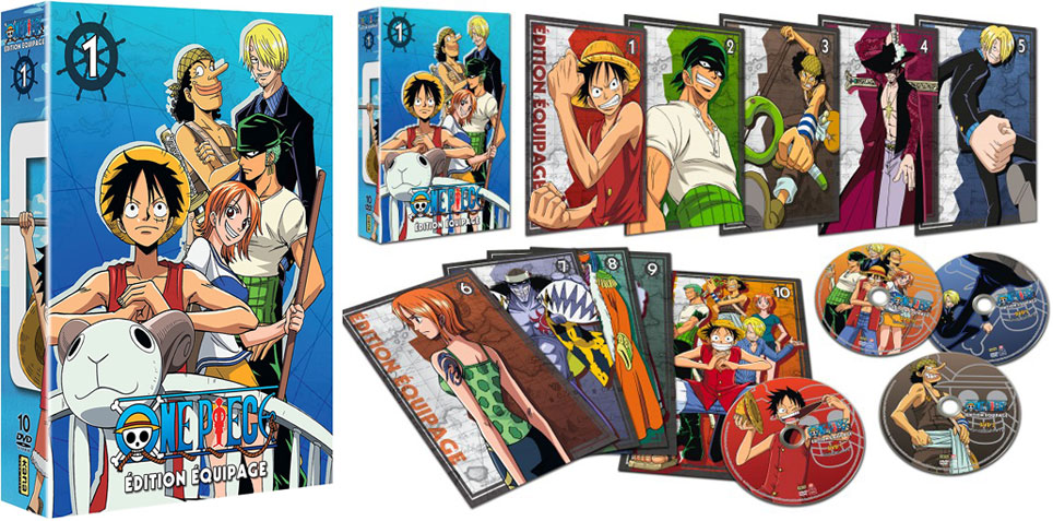 one piece coffret dvd edition equipage