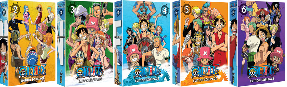 serie animee one piece edition equipage DVD