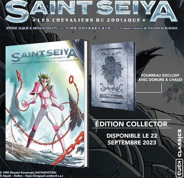 coffret collector BD saint Seiya tome 2 t2 edition kana 2023