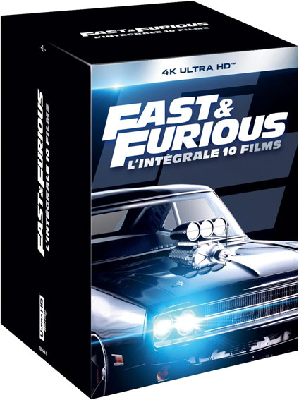 Fast furious integrale coffret 10 films bluray 4k ultra hd uhd