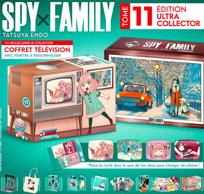 Spy x family coffret manga tome 11 edition ultra collector 2023
