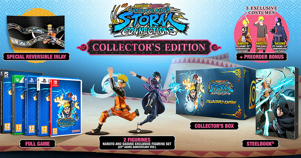 Jeux video Naruto boruto ninja storm connections coffret collector nintendo switch PS5 PS4 Xbox