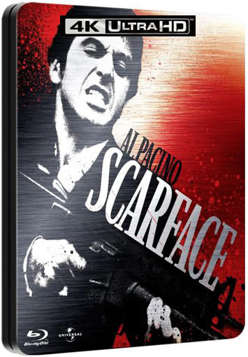 steelbook scarface blu ray 4k ultra hd 40th anniversaire 2023 edition collector