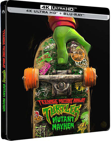 steelbook teenage mutant ninja turtles mutant mayhem tortues ninja 2023 steelbook collector bluray 4k