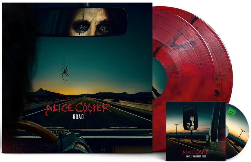 Alice cooper road double vinyl lp edition colore