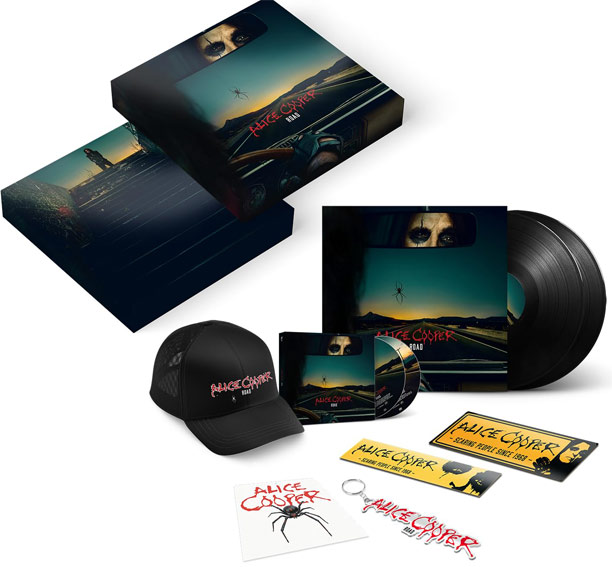 Coffret road alice cooper nouvel album 2023 cd vinyl lp box collector