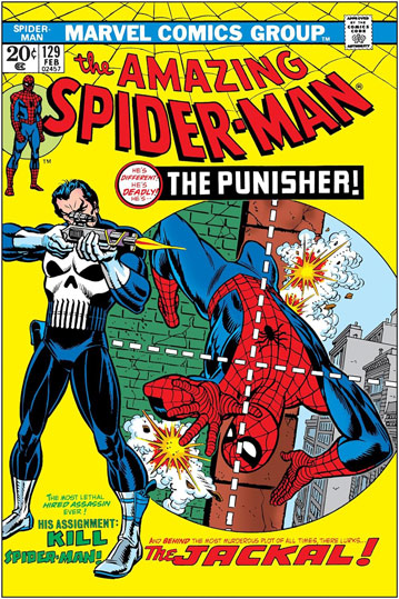 Comics punisher spiderman 50th anniversary