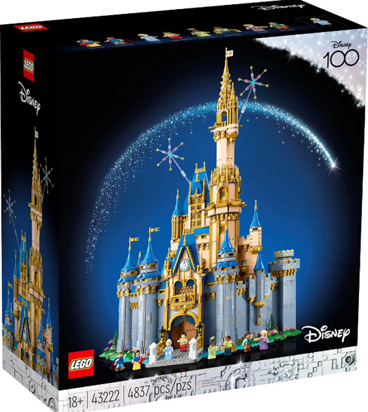 Lego chateau disney 43222 collection idee cadeau noel 2023