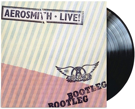 Aerosmith live bootleg vinyl lp edition
