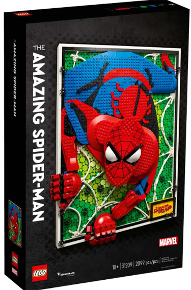Lgeo art tableau spider man 31209 Amazing