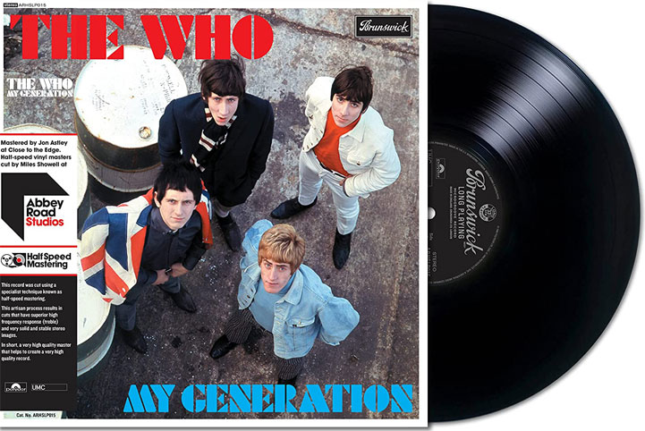 The who my generation vinyl lp abbey road halfspeed master edition