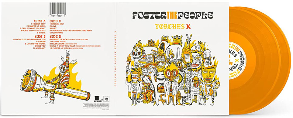 Torches X Foster The People album edition collector limitee 2022 vinyle lp cd