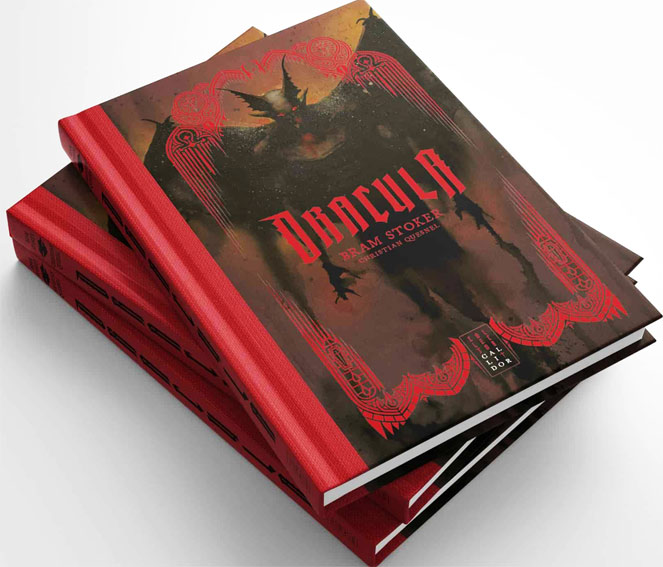 Dracula edition collector limiteee roman illustree bd Christian Quesnel