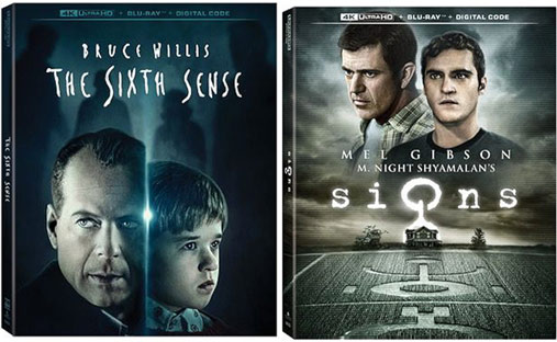 film shyamalan en boitier steelbook collector 4k