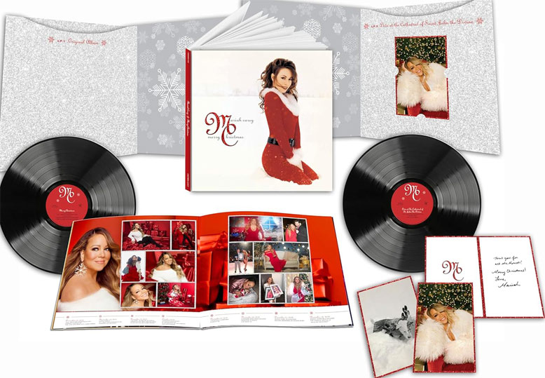 Merry christmas Mariah Carrey vinyl lp 2lp edition limitee 2024 30th anniversary