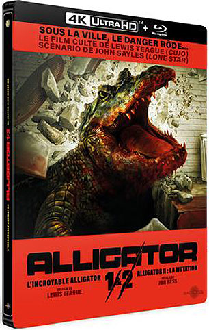 film alligator 1 et 2 bluray 4k steelbook collector incroyable alligator mutation