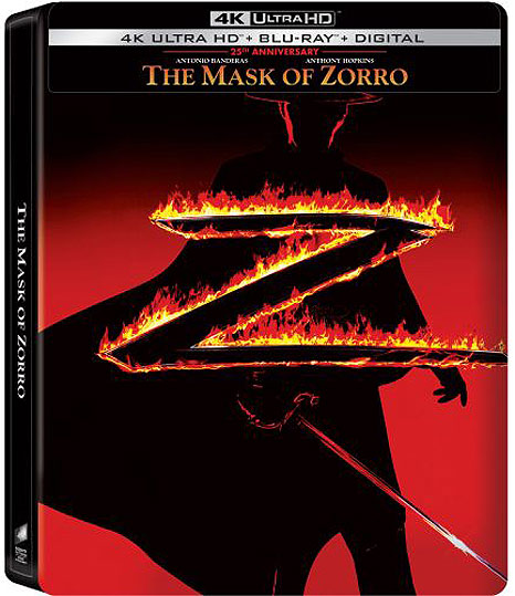 masque de zorro bluray 4k steelbook edition collector