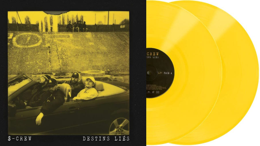 Destins lies vinyl 2LP edition limitee colore jaune S Crew
