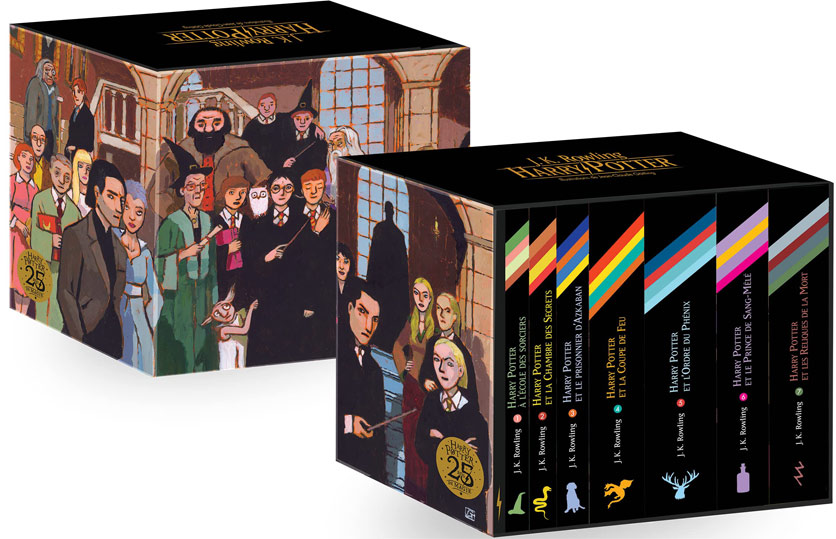 Harry potter coffret integrale 25 ans livres romans editon collector limitee 25th anniversary