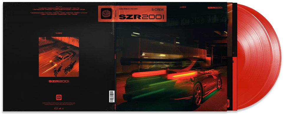 S Crew szr 2001 vinyl lp edition vinyle colore rouge 2022 rap fr