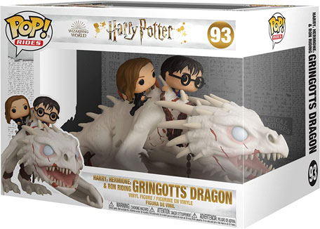 Figurine funko pop harry potter dragon ron hermione