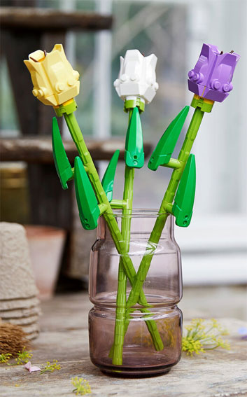 Tulipe Lego fleur a construire idee cadeau noel