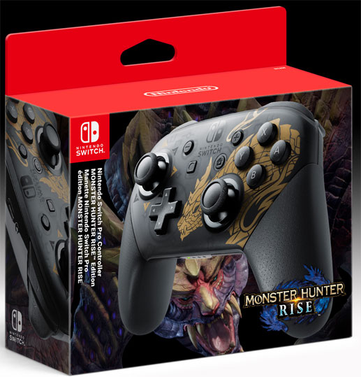 Manette monster hunter nintendo switch edition collector limitee