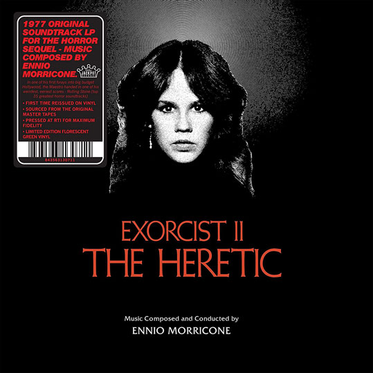 The exorcist Ennio Morricone ost soundtrack bande originale vinyle lp edition limitee