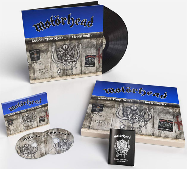 Motorhead Live louder than Noise coffret collector Box Vinyle LP CD Berlin