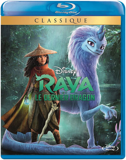 Raya et le dernier dragon bluray dvd nouveau disney 2021